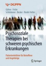 Psychosoziale Therapien bei schweren psychischen Erkrankungen
