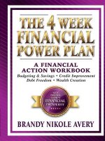 4 Week Financial Power Plan
