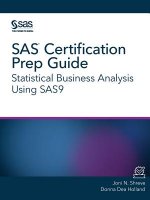 SAS Certification Prep Guide