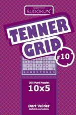 Sudoku Tenner Grid - 200 Hard Puzzles 10x5 (Volume 10)