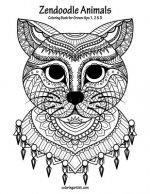 Zendoodle Animals Coloring Book for Grown-Ups 1, 2 & 3