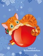 Malbuch mit Weihnachtskatzen 1