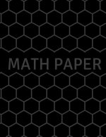 Math Paper: Quad Rule graph paper,8.5 x 11 (5x5 graph paper) 100 pages