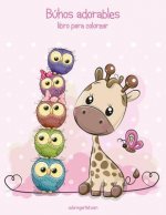 Buhos adorables libro para colorear 1