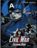 Captain America Civil War Coloring Book: Coloring Book for Kids and Adults with Fun, Easy, and Relaxing Coloring Pages