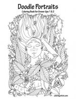 Doodle Portraits Coloring Book for Grown-Ups 1 & 2