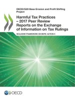 OECD/G20 Base Erosion and Profit Shifting Project Harmful Tax Practices - 2017 Peer Review Reports on the Exchange of Information on Tax Rulings