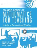 Making Sense of Mathematics for Teaching to Inform Instructional Quality: (Applying the Tqe Process in Teachers' Math Strategies)