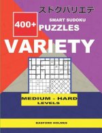 Smart Sudoku 400+ puzzles VARIETY ( Medium to Hard levels): Holmes presents to your attention a collection of proven sudoku. Calcudoku. Killer Jigsaw.