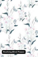 Monitoring Blood Pressure: Decorated with Elegant Flowers Cover