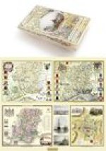 Hampshire 1610 - 1836 - Fold Up Map that features a collection of Four Historic Maps, John Speed's County Map 1611, Johan Blaeu's County Map of 1648,