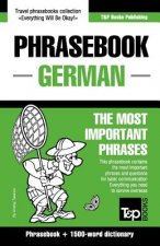 English-German phrasebook and 1500-word dictionary