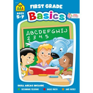 School Zone First Grade Basics 96-Page Workbook
