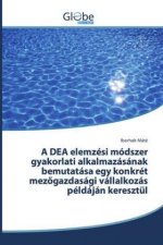 DEA elemzesi modszer gyakorlati alkalmazasanak bemutatasa egy konkret mezőgazdasagi vallalkozas peldajan keresztul