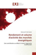 Rendement et volume d'activité des marchés énergétiques