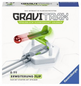 Ravensburger GraviTrax Kugelbahn - Erweiterung Action-Stein Flip 27616, für Kinder ab 8 Jahren und Erwachsene
