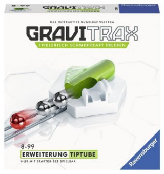 Ravensburger GraviTrax Erweiterung TipTube - Ideales Zubehör für spektakuläre Kugelbahnen, Konstruktionsspielzeug für Kinder ab 8 Jahren