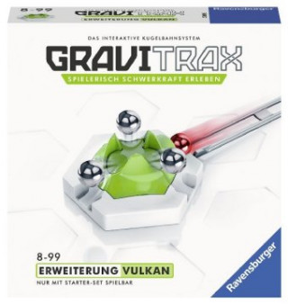 Ravensburger GraviTrax Kugelbahn - Erweiterung Action-Stein Vulkan 27619, für Kinder ab 8 Jahren und Erwachsene
