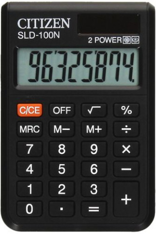Kalkulator kieszonkowy Citizen SLD-100NR czarny