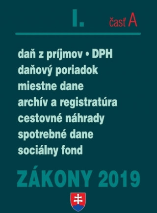 Zákony 2019 I. časť A