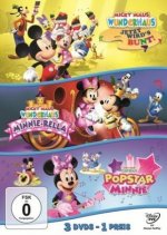 Micky Maus Wunderhaus - Jetzt wird's bunt/Minnie-Rella/Popstar Minnie, 3 DVDs