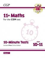 11+ CEM 10-Minute Tests: Maths - Ages 10-11 Book 1 (with Online Edition)