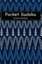 Pocket Sudoku: Easy Sudoku Puzzle Game for Beginers with African Zigzag Tribal Pattern Hand Drawn Multicolor Cover