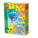 Zestaw kreatywny Figury geometryczne 300 naklejek