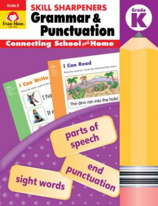 Skill Sharpeners: Grammar & Punctuation, Kindergarten Workbook (Evan-Moor)(Miękka)