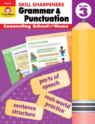 Skill Sharpeners: Grammar & Punctuation, Grade 3 Workbook (Evan-Moor)(Miękka)
