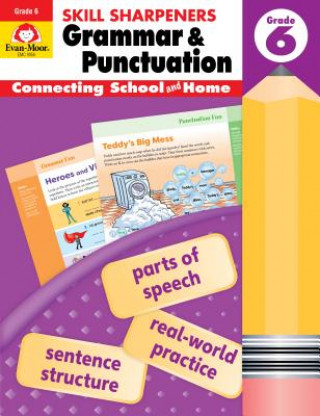Skill Sharpeners: Grammar & Punctuation, Grade 6 Workbook (Evan-Moor)(Miękka)