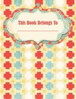 Hexagonal Chemistry Lab Book: 8.5 X 11 Chemistry School Graph Paper Cross Design