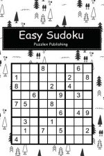 Easy Sudoku: Sudoku Puzzle Game for Beginers with Background Pattern with Christmas Tree Cover