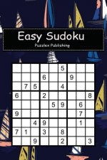 Easy Sudoku: Sudoku Puzzle Game for Beginers with Colorful Wind Surf Seamless Pattern Cover