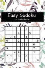 Easy Sudoku: Sudoku Puzzle Game for Beginers with Leaf Pattern Cover