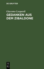 Gedanken Aus Dem Zibaldone