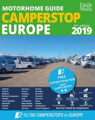 Motorhome guide Camperstop Europe 27 countr. 2019 GPS