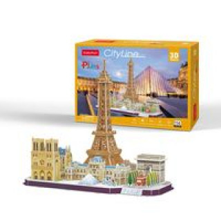 Puzzle 3D City Line Paris 114 dílků
