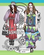 Boho Chic Fashion: Adult Coloring Book