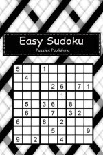 Easy Sudoku: Sudoku Puzzle Game for Beginers with Black and White Stripes Style Cover