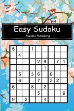 Easy Sudoku: Sudoku Puzzle Game for Beginers with Blossoming Tree Brunch in the Garden Cover