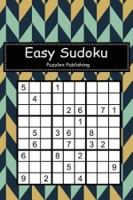 Easy Sudoku: Sudoku Puzzle Game for Beginers with Chevron Pattern Cover