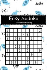 Easy Sudoku: Sudoku Puzzle Game for Beginers with Cute Fish Pattern Style Cover