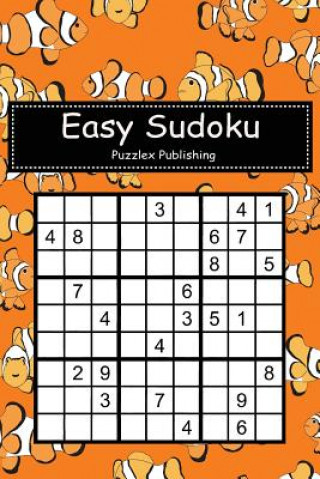 Easy Sudoku: Sudoku Puzzle Game for Beginers with Clownfish Seamless Pattern Cover