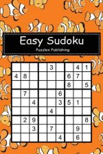 Easy Sudoku: Sudoku Puzzle Game for Beginers with Clownfish Seamless Pattern Cover