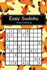 Easy Sudoku: Sudoku Puzzle Game for Beginers with Goldfish Seamless Pattern Cover