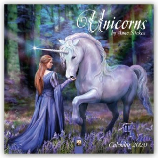Unicorns by Anne Stokes Wall Calendar 2020 (Art Calendar)