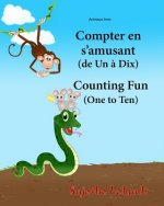 Animaux livre: Compter en s'amusant. Counting Fun: Bilingue Enfant (Edition bilingue français-anglais), Livre bilingues anglais (Angl