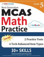 MCAS Test Prep: 5th Grade Math Practice Workbook and Full-length Online Assessments: Next Generation Massachusetts Comprehensive Asses