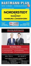 HARTMANN-PLAN Norderstedt mit Tangstedt und Hamburg-Langenhorn, 1:25.000, Stadtplan